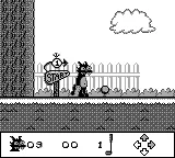 The Simpsons: Itchy & Scratchy: Miniature Golf Madness gameplay screenshot on Game Boy