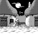 The Smurfs' Nightmare gameplay screenshot on Game Boy