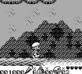 The Smurfs Travel the World gameplay screenshot on Game Boy