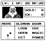 The Sword of Hope gameplay screenshot on Game Boy