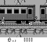 Tintin in Tibet gameplay screenshot on Game Boy