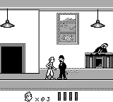 Tintin: Prisoners of the Sun gameplay screenshot on Game Boy