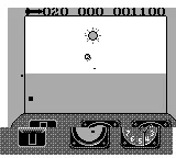 Top Gun: Guts and Glory gameplay screenshot on Game Boy