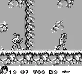 Turok: Battle of the Bionosaurs gameplay screenshot on Game Boy