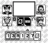 Uno 2: Small World gameplay screenshot on Game Boy