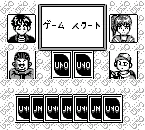 Uno: Small World gameplay screenshot on Game Boy