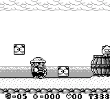 Wario Land: Super Mario Land 3 gameplay screenshot on Game Boy