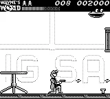 Wayne's World gameplay screenshot on Game Boy