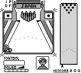 World Bowling gameplay screenshot on Game Boy