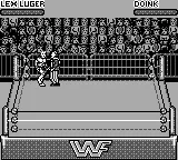 WWF Raw gameplay screenshot on Game Boy