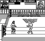 WWF Superstars 2 gameplay screenshot on Game Boy