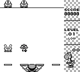 Yoshi gameplay screenshot on Game Boy
