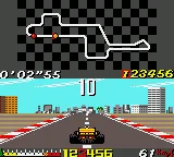 Ayrton Senna's Super Monaco GP II gameplay screenshot on Game Gear