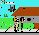 Beavis and Butt-Head gameplay screenshot on Game Gear