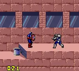 Captain America and The Avengers gameplay screenshot on Game Gear