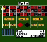 Casino FunPak gameplay screenshot on Game Gear