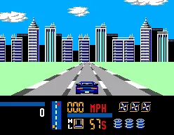 Chase H.Q. gameplay screenshot on Game Gear