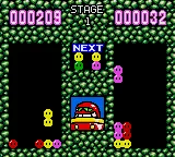 Dr. Robotnik's Mean Bean Machine gameplay screenshot on Game Gear