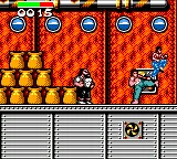 Dragon: The Bruce Lee Story gameplay screenshot on Game Gear