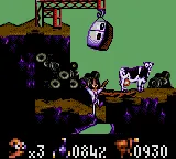 Earthworm Jim gameplay screenshot on Game Gear