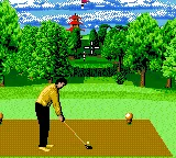 Ernie Els Golf gameplay screenshot on Game Gear