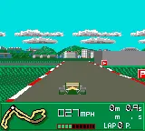 F1: World Championship Edition gameplay screenshot on Game Gear