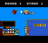 Factory Panic gameplay screenshot on Game Gear