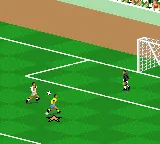FIFA International Soccer gameplay screenshot on Game Gear