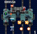 GG Aleste 3 gameplay screenshot on Game Gear