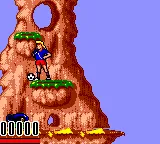Hurricanes gameplay screenshot on Game Gear