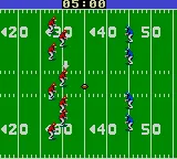 Joe Montana Football gameplay screenshot on Game Gear