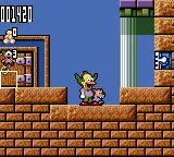 Krusty's Fun House gameplay screenshot on Game Gear