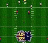 Madden 96 gameplay screenshot on Game Gear