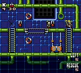 Man Overboard! gameplay screenshot on Game Gear