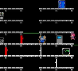 Mappy gameplay screenshot on Game Gear