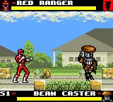Mighty Morphin Power Rangers: The Movie gameplay screenshot on Game Gear