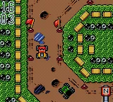 Monster Truck Wars gameplay screenshot on Game Gear