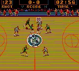 NBA Action - Starring David Robinson gameplay screenshot on Game Gear