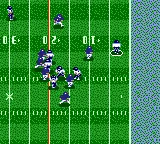 NFL Quarterback Club gameplay screenshot on Game Gear
