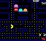 Pac-Man gameplay screenshot on Game Gear
