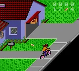 Paperboy 2 gameplay screenshot on Game Gear