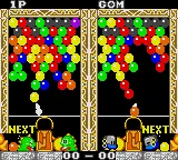 Puzzle Bobble gameplay screenshot on Game Gear