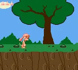 Quest for the Shaven Yak Starring Ren Hoëk and Stimpy gameplay screenshot on Game Gear