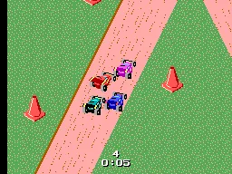 R.C. Grand Prix gameplay screenshot on Game Gear