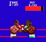 Riddick Bowe Boxing gameplay screenshot on Game Gear