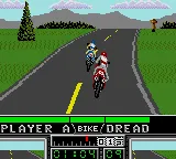 Road Rash gameplay screenshot on Game Gear