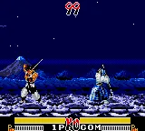 Samurai Shodown gameplay screenshot on Game Gear