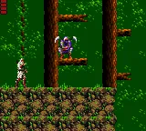 Shinobi gameplay screenshot on Game Gear