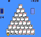Solitaire FunPak gameplay screenshot on Game Gear
