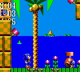 Sonic Chaos gameplay screenshot on Game Gear